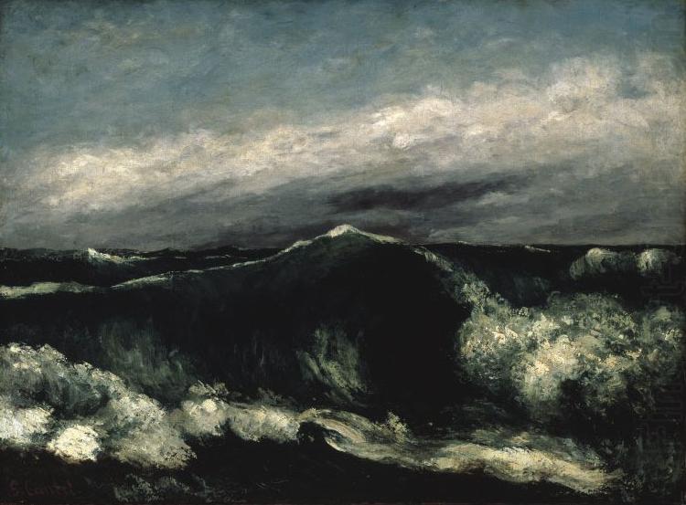 The Wave (La Vague), Gustave Courbet